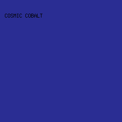 2a2d93 - Cosmic Cobalt color image preview