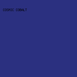 2b3080 - Cosmic Cobalt color image preview