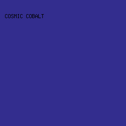 332D8E - Cosmic Cobalt color image preview