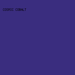 3A2D7F - Cosmic Cobalt color image preview