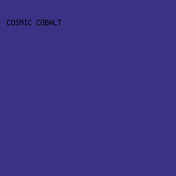 3b3285 - Cosmic Cobalt color image preview