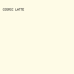 fefbe6 - Cosmic Latte color image preview