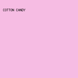 F6BCE3 - Cotton Candy color image preview