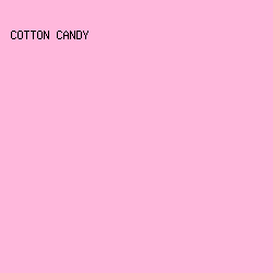 FFB8DC - Cotton Candy color image preview