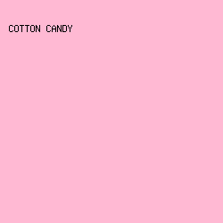 FFB9D3 - Cotton Candy color image preview