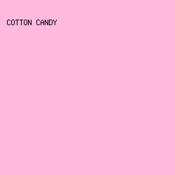 FFBADE - Cotton Candy color image preview