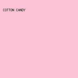 fbc1d5 - Cotton Candy color image preview