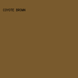 795A2D - Coyote Brown color image preview