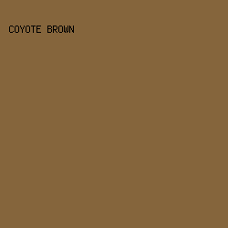 85653c - Coyote Brown color image preview