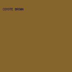 86642c - Coyote Brown color image preview