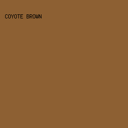 8D6033 - Coyote Brown color image preview