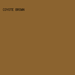8b632f - Coyote Brown color image preview