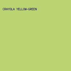 BAD472 - Crayola Yellow-Green color image preview