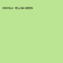 BBE593 - Crayola Yellow-Green color image preview