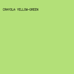 b3e078 - Crayola Yellow-Green color image preview