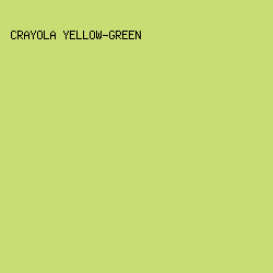 cadd74 - Crayola Yellow-Green color image preview
