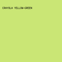 cae675 - Crayola Yellow-Green color image preview