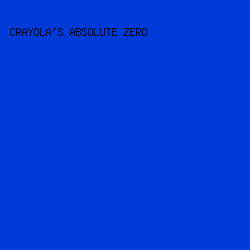 003AD9 - Crayola's Absolute Zero color image preview