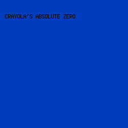 003cbe - Crayola's Absolute Zero color image preview