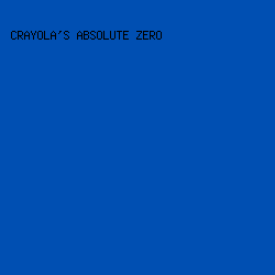 004fb2 - Crayola's Absolute Zero color image preview