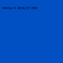 0050c3 - Crayola's Absolute Zero color image preview