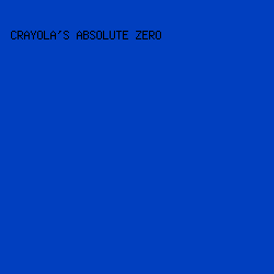013fbf - Crayola's Absolute Zero color image preview