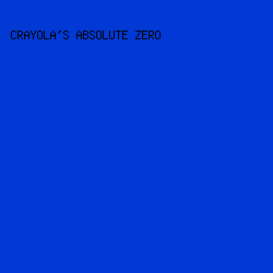 0239D5 - Crayola's Absolute Zero color image preview