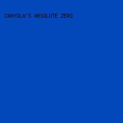0248BA - Crayola's Absolute Zero color image preview