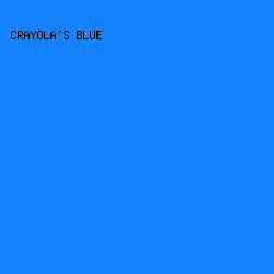 1582FD - Crayola's Blue color image preview