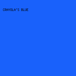1961FB - Crayola's Blue color image preview