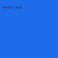 1d6deb - Crayola's Blue color image preview