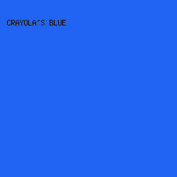 2164f3 - Crayola's Blue color image preview