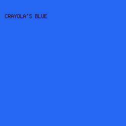 2466EF - Crayola's Blue color image preview