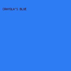 2E7CF4 - Crayola's Blue color image preview