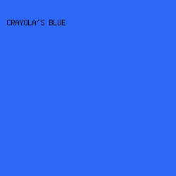 2c67f6 - Crayola's Blue color image preview