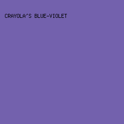 7361AD - Crayola's Blue-Violet color image preview