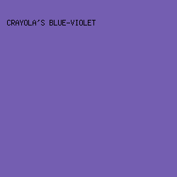 745eb1 - Crayola's Blue-Violet color image preview