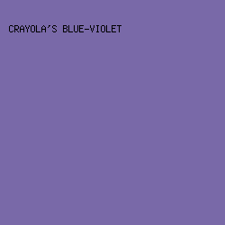 7969A8 - Crayola's Blue-Violet color image preview