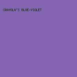 8365b1 - Crayola's Blue-Violet color image preview