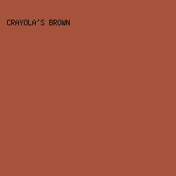 A5533D - Crayola's Brown color image preview