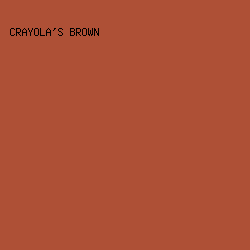 AE5036 - Crayola's Brown color image preview