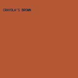 b45836 - Crayola's Brown color image preview