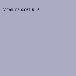 ABABC3 - Crayola's Cadet Blue color image preview