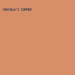 D78F6A - Crayola's Copper color image preview