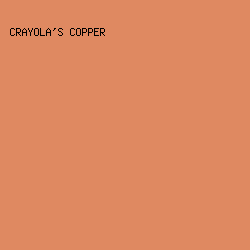 DF8961 - Crayola's Copper color image preview