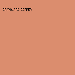 db8d6e - Crayola's Copper color image preview