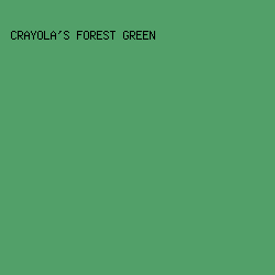 52A069 - Crayola's Forest Green color image preview