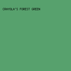 57A16D - Crayola's Forest Green color image preview