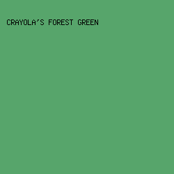 57A56B - Crayola's Forest Green color image preview