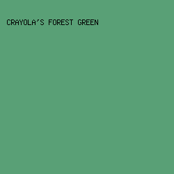 59A076 - Crayola's Forest Green color image preview